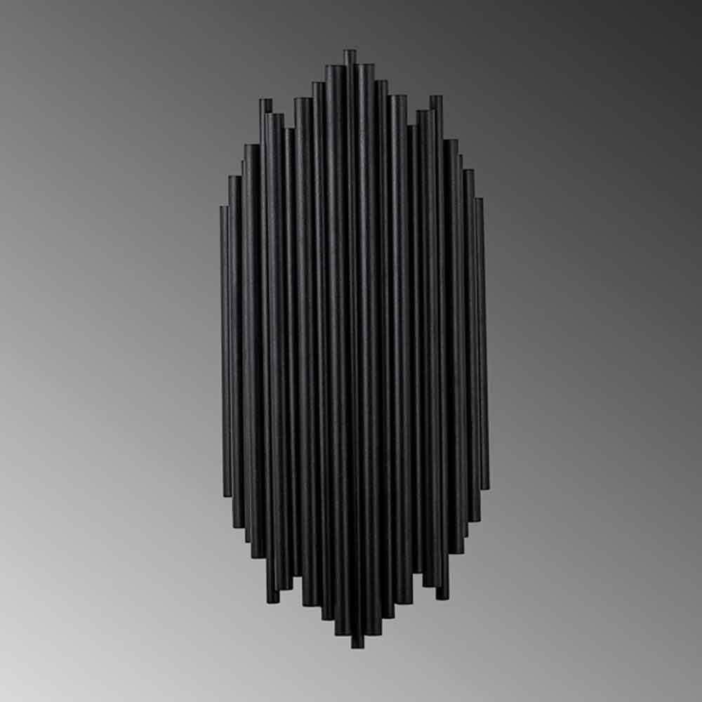 Kara Metal Wall Lamp in Black
