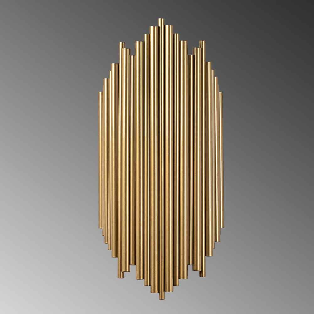 Kara Metal Wall Lamp in Gold