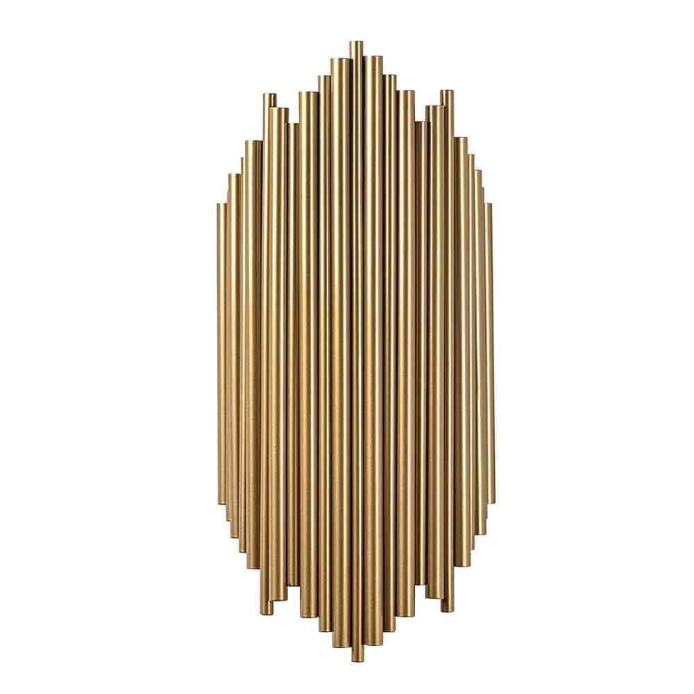 Kara Metal Wall Lamp in Gold