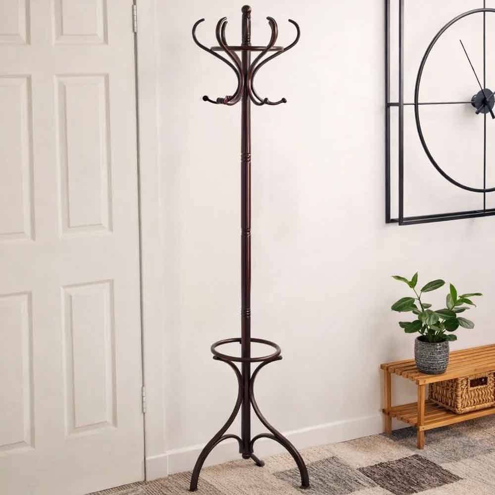Karlstad Wooden Coat Stand - Brown
