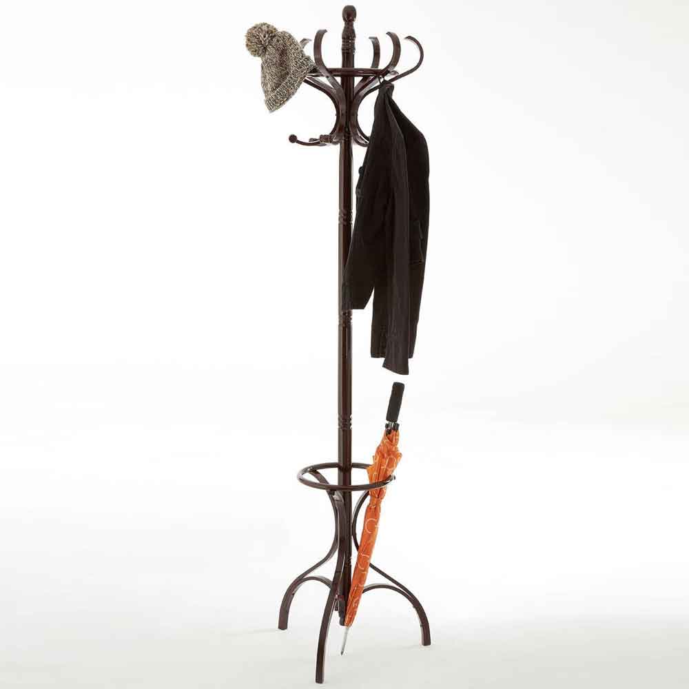 Karlstad Wooden Coat Stand - Brown