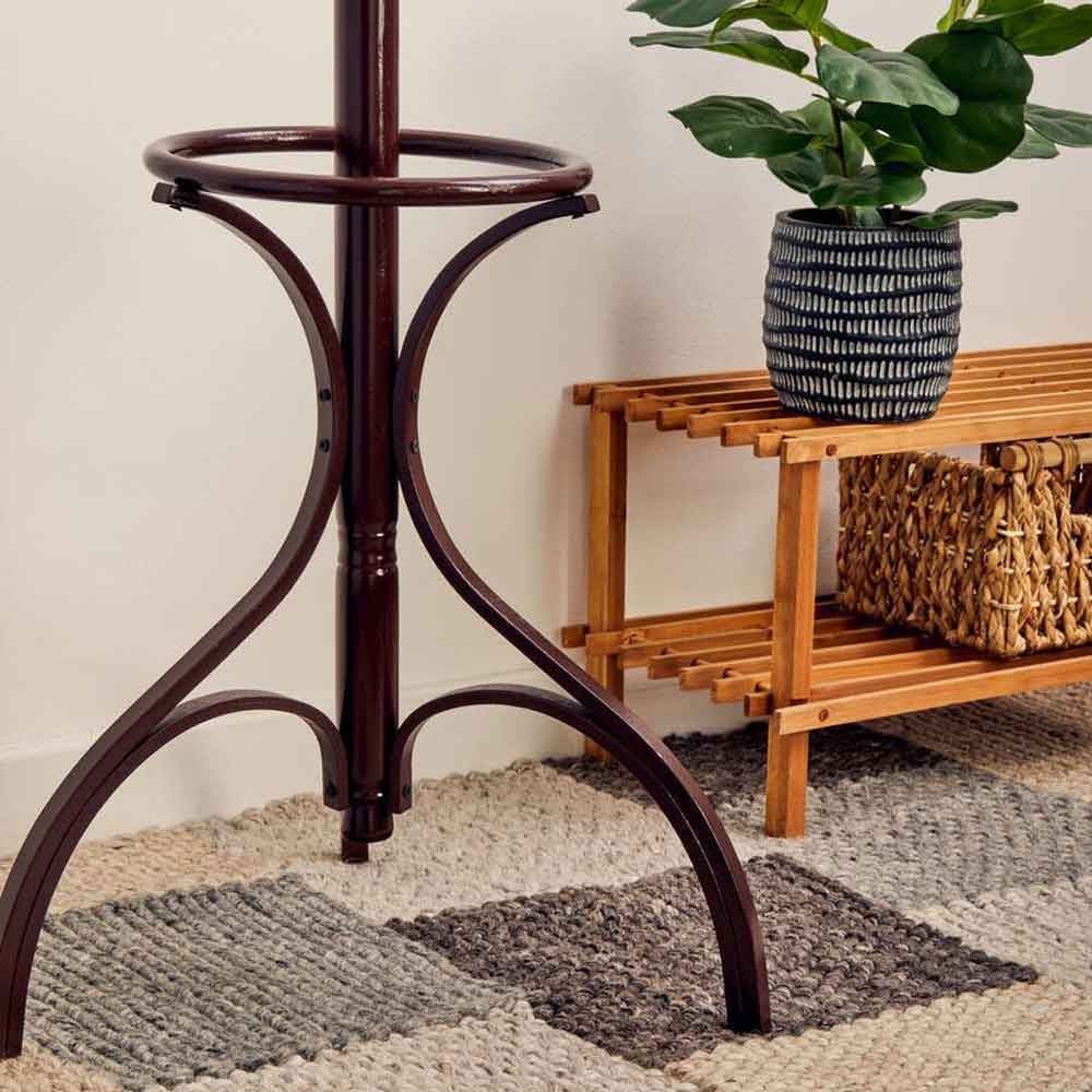 Karlstad Wooden Coat Stand - Brown