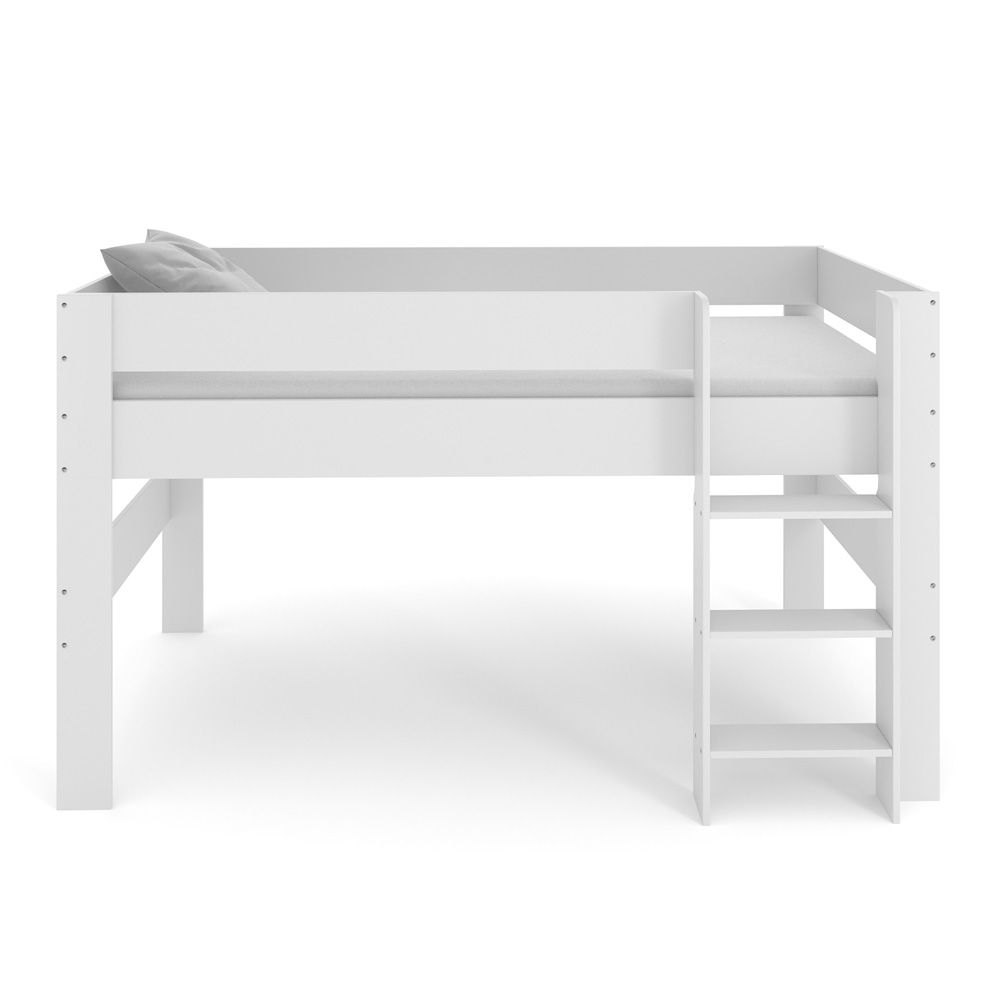 Karlstad Wooden Mid Sleeper Bed In White