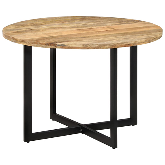 Read more about Kasani round solid mango wood dining table in natural