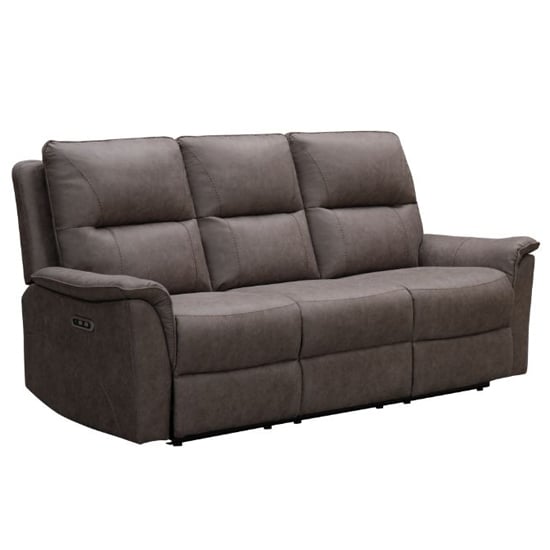 Read more about Kasen fabric 3 seater sofa in truffle