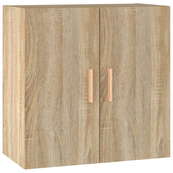 Kason Wooden Wall Storage Cabinet With 2 Doors In Sonoma Oak