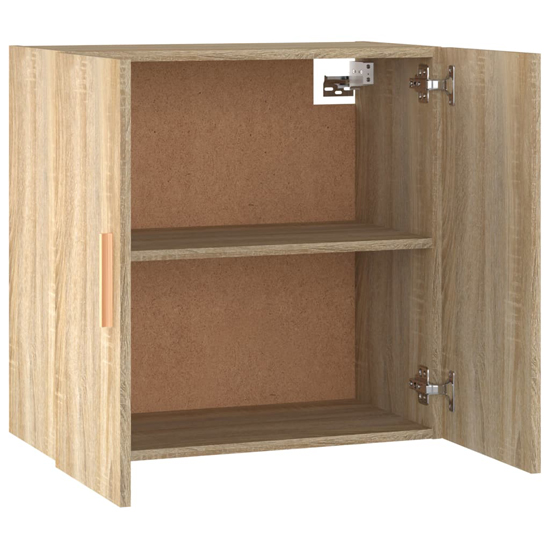 Kason Wooden Wall Storage Cabinet With 2 Doors In Sonoma Oak