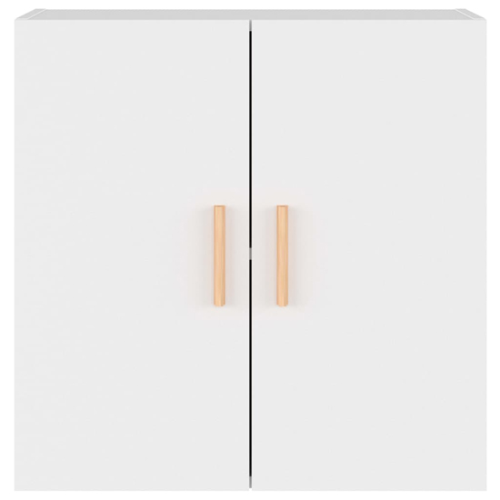 Kason Wooden Wall Storage Cabinet With 2 Doors In White