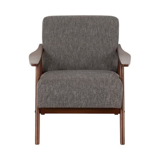 Kassel Fabric Accent Chair In Grey