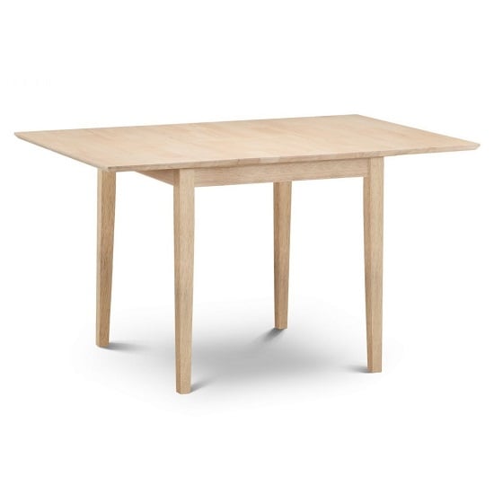 Kaci Wooden Extending Dining Table In Natural Lacquered_2