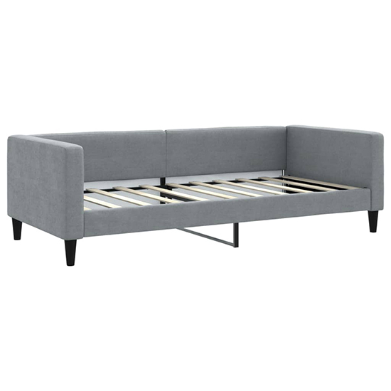 Kavala Fabric Daybed With Guest Bed And Mattress In Light Grey
