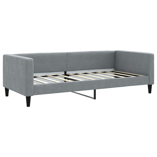 Kavala Fabric Daybed With Mattress In Light Grey