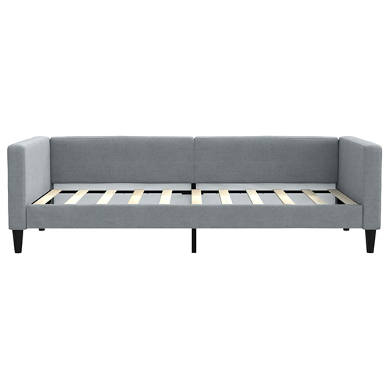Kavala Fabric Daybed With Mattress In Light Grey