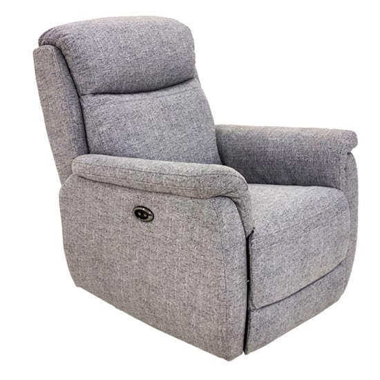 Product photograph of Kavon Fabric Twin Motor Lift 1 Seater Sofa In Grey from Furniture in Fashion