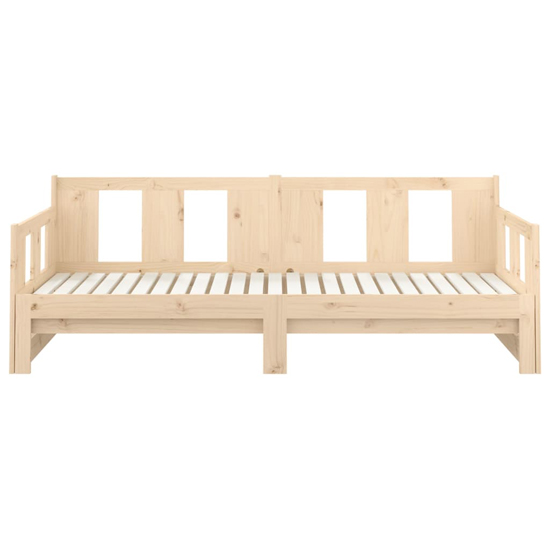 Kayin Pine Wood Pull-Out Single Day Bed In Natural