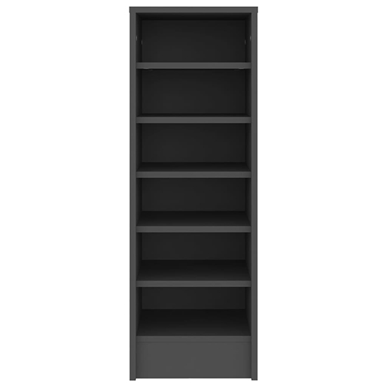 Keala Wooden Shoe Storage Rack With 6 Shelves In Grey_3