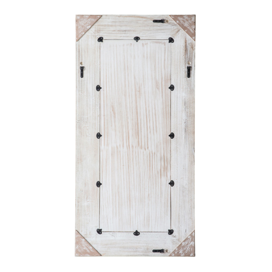 Keene Leaner Floor Mirror In Grey Mango Wood Frame Furniture in Fashion