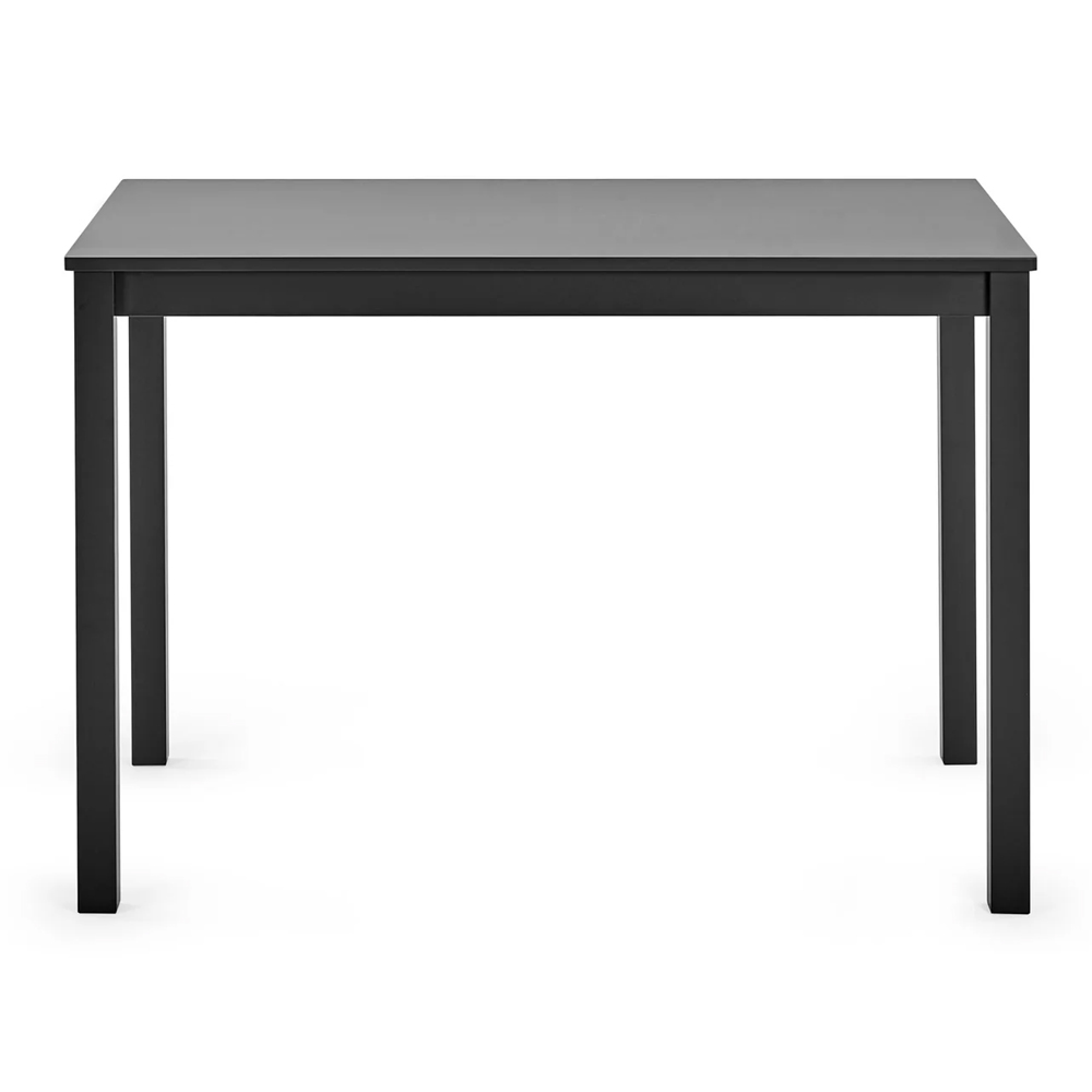 Keene Wooden Dining Table With 4 Chairs - Black