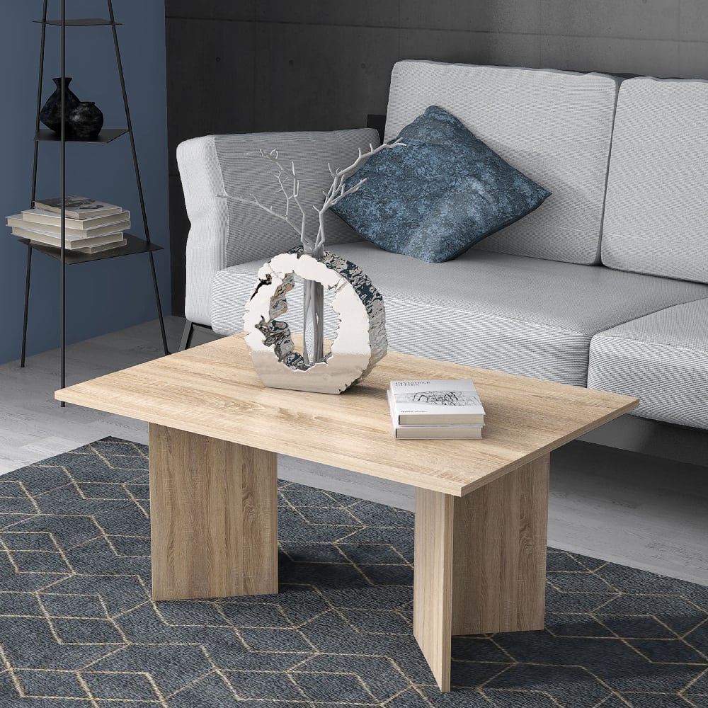 Read more about Keizer wooden coffee table rectangular in sonoma oak