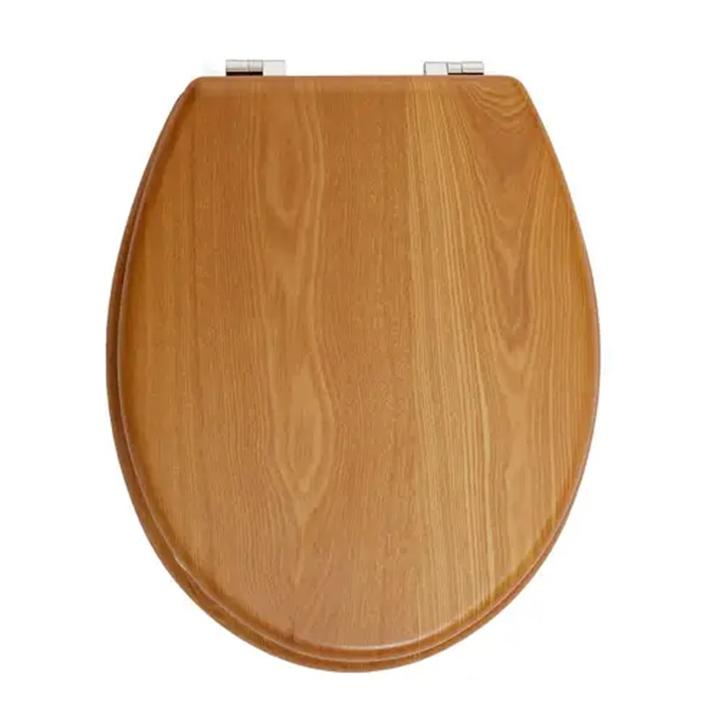 Kelant Wooden Toilet Seat In Light Oak
