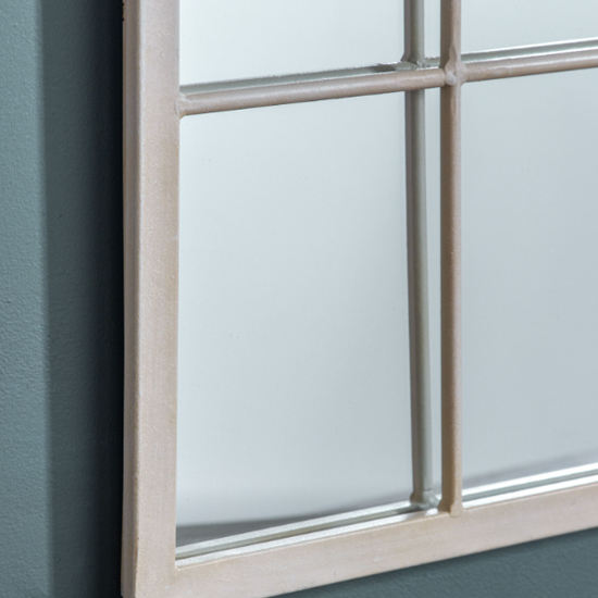 Kelfonia Wall Bedroom Mirror In Vintage Cream Frame
