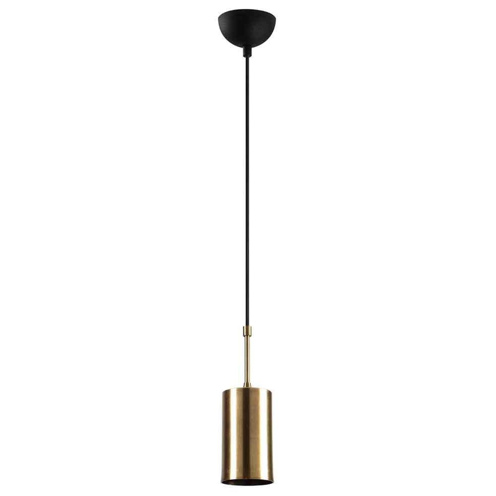Kellan Ellipse Metal Ceiling Pendant Light in Gold and Black