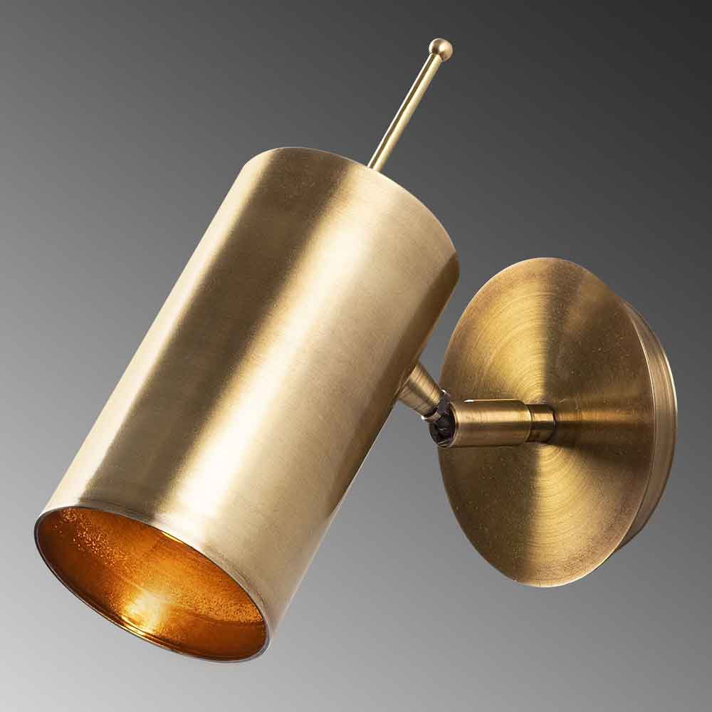 Kellan Ellipse Metal Wall Lamp in Antique