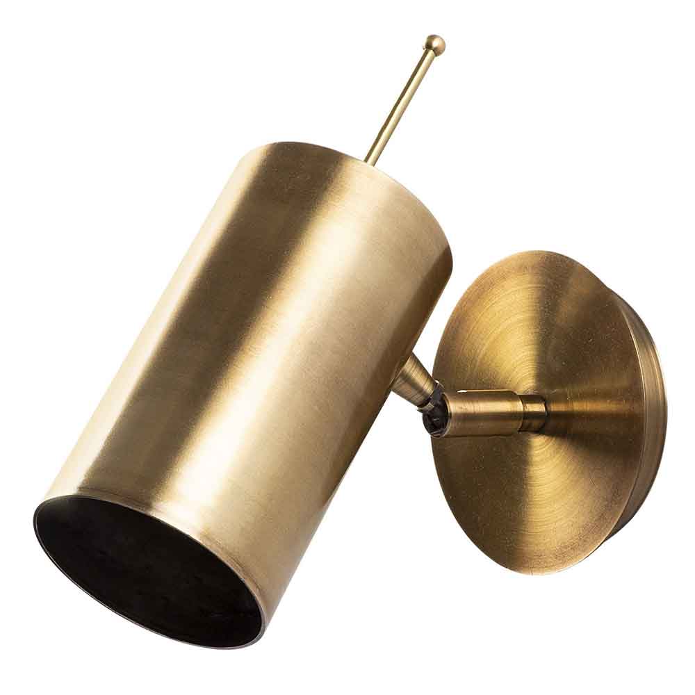 Kellan Ellipse Metal Wall Lamp in Antique