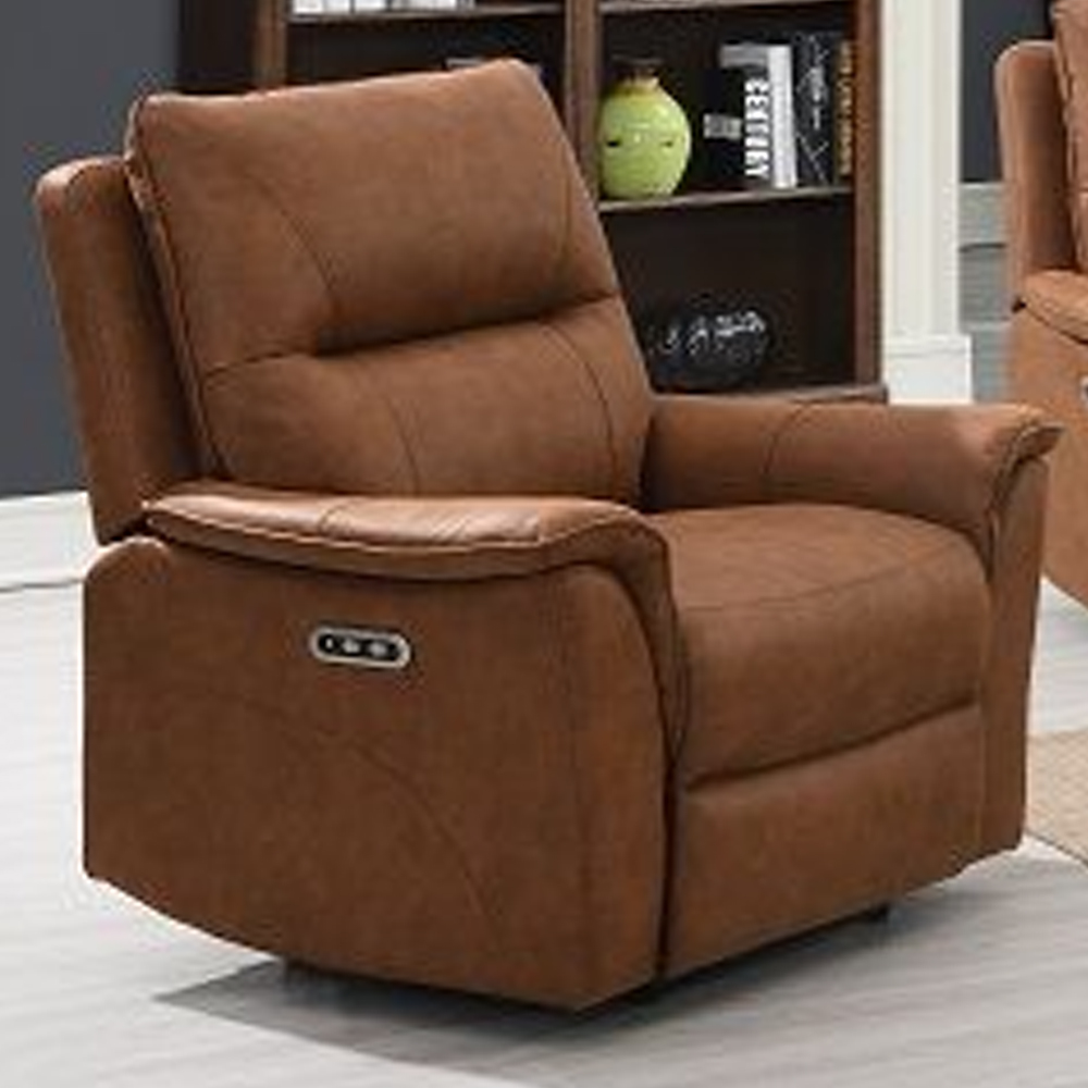 keller fabric 1 seater sofa in tan-image-96880