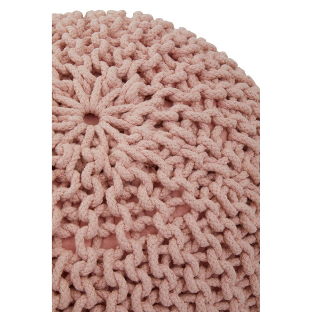 Kelvra Fabric Kids Pouffe in Pink