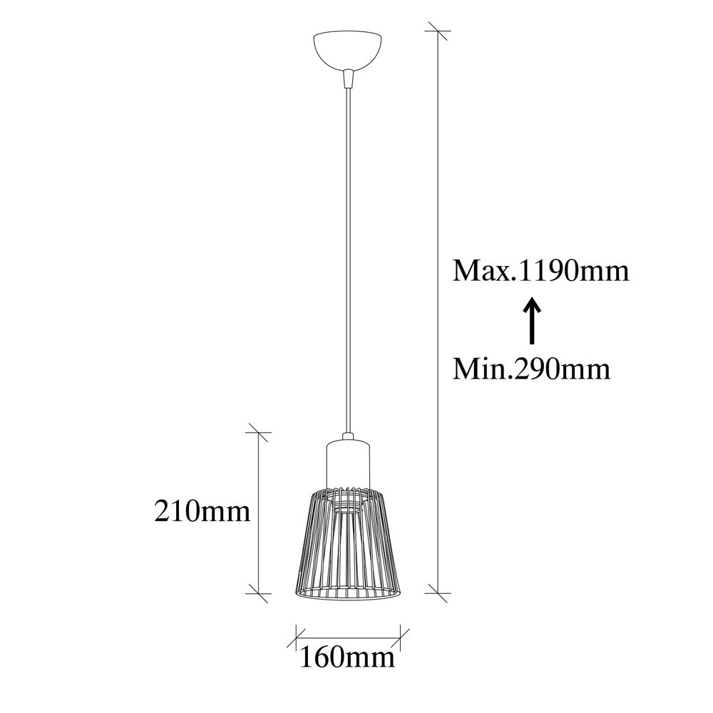 Kemah Metal Wall Light in Black and Antique