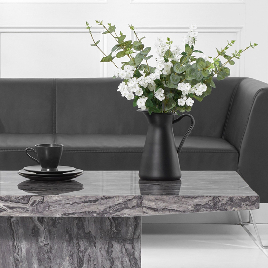 Kempton Rectangular High Gloss Marble Coffee Table In Grey_2
