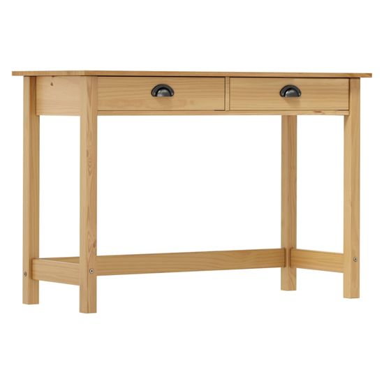 Read more about Kendal wooden console table with 2 drawers in brown