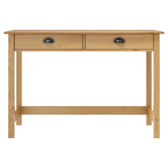 Kendal Wooden Console Table With 2 Drawers In Brown