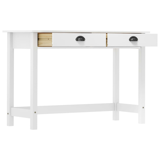 Kendal Wooden Console Table With 2 Drawers In White
