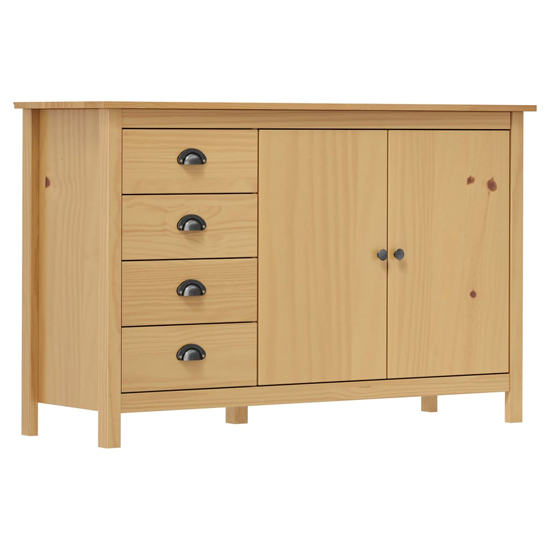Product photograph of Kendal Wooden Sideboard With 4 Drawers In Brown from Furniture in Fashion