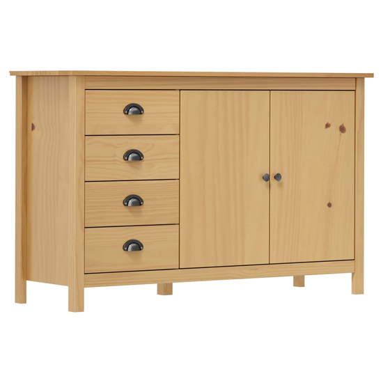 Read more about Kendal wooden sideboard with 4 drawers in brown