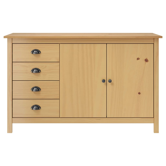 Kendal Wooden Sideboard With 4 Drawers In Brown