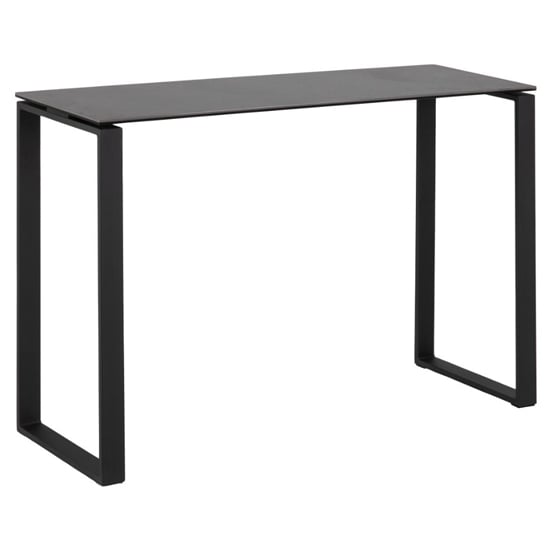 Kennesaw Ceramic Console Table In Fairbanks Black