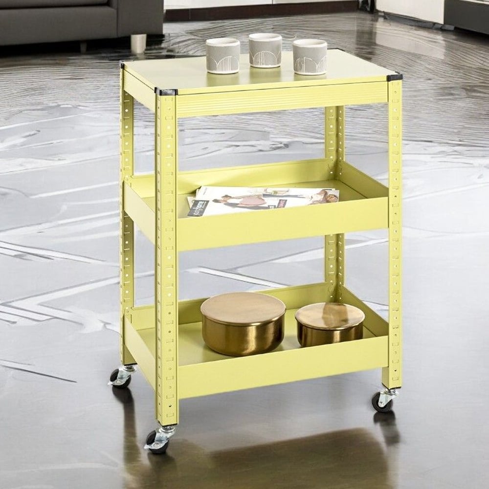 Kenosha Metal Drinks Trolley In Green