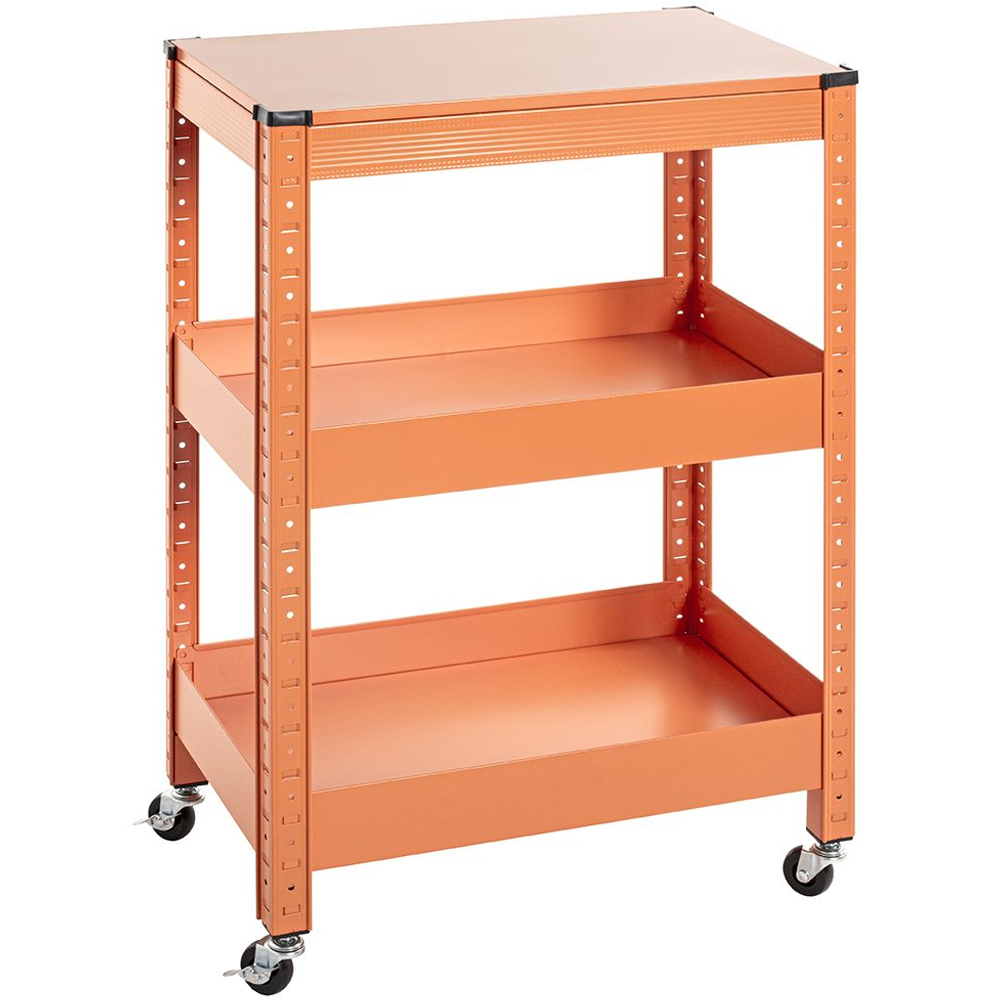 Kenosha Metal Drinks Trolley In Orange