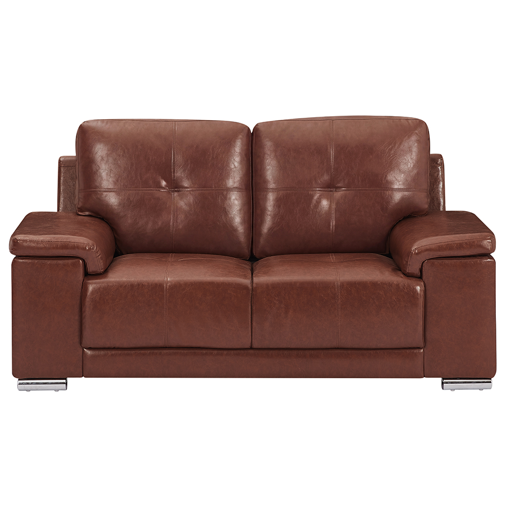 Kensington Faux Leather 3+2+1 Seater Sofa Set in Tan