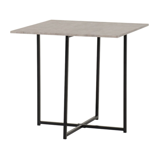 Koror Wooden Stowaway Dining Set In Stone Effect