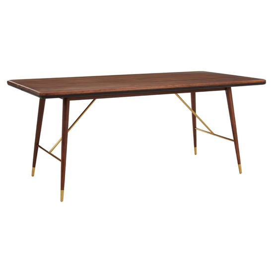 Read more about Kentona wooden dining table in dark walnut