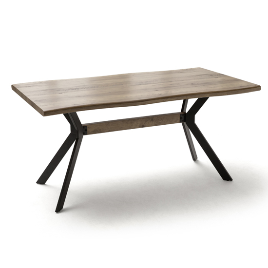 Kerala Wooden Dining Table In Antique Wild Oak | Furniture in Fashion