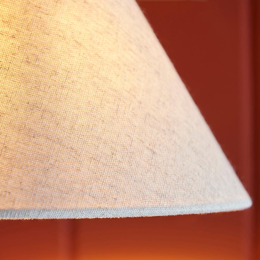 Kerrville Textured Fabric Wall Light In Matt Black