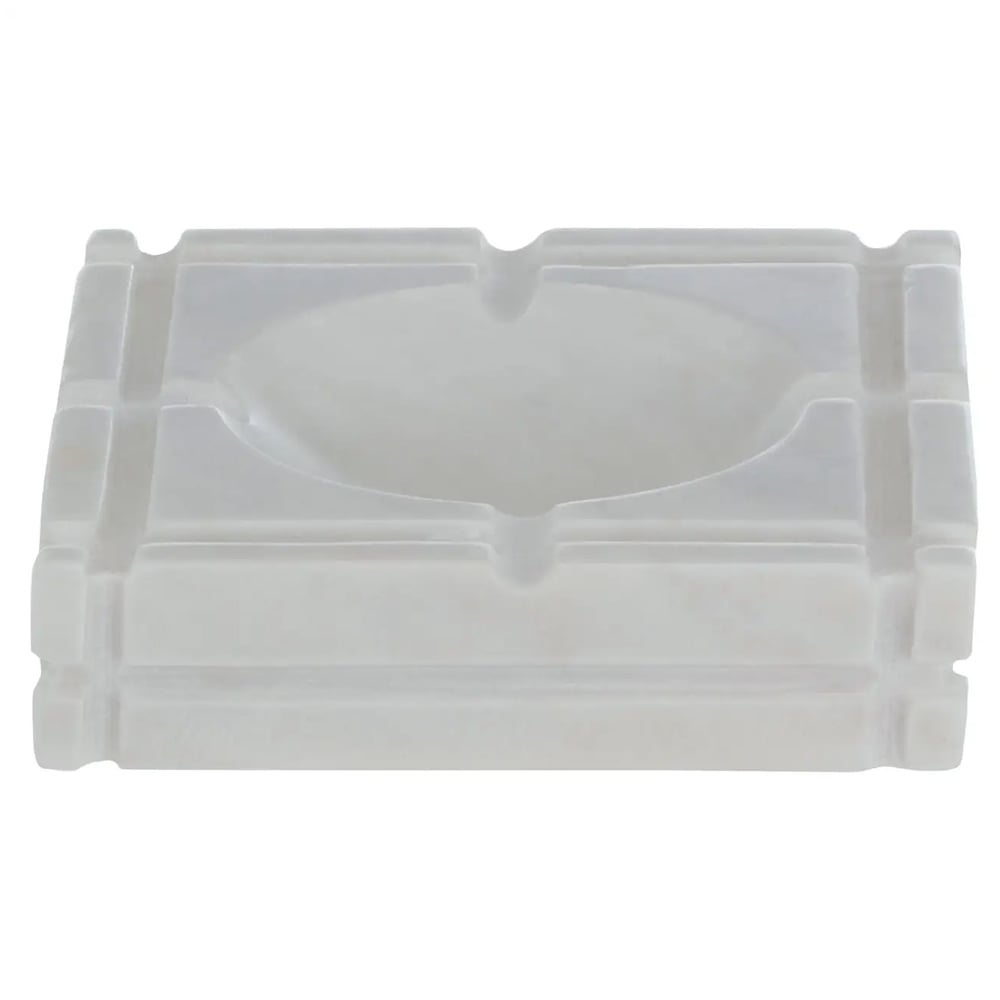 kiara marble ashtray in white