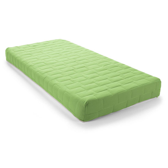 Kids Flex Reflex Foam Firm Small Double Mattress In Green