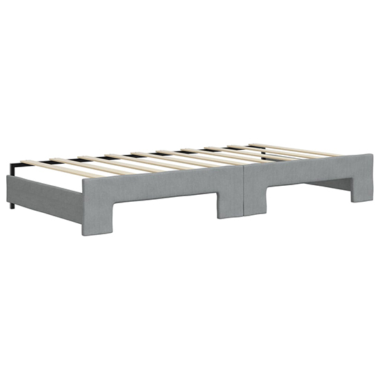 Kigali Fabric Daybed With Guest Bed In Light Grey