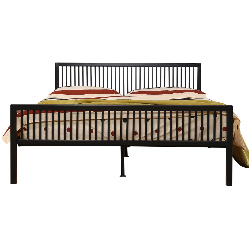 Killeen Wooden King Size Bed In Black